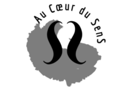 Logo de Au Cœur du Sens, centre de bien-être et de développement personnel.