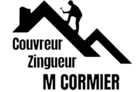 Logo de Couvreur Cormier, entreprise spécialisée en couverture et zinguerie.