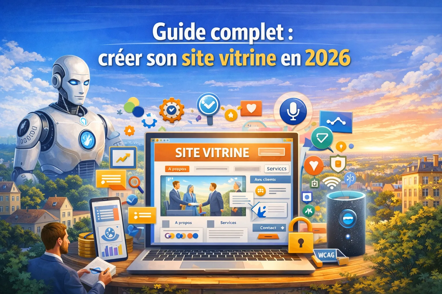 Guide complet : créer son site vitrine en 2026