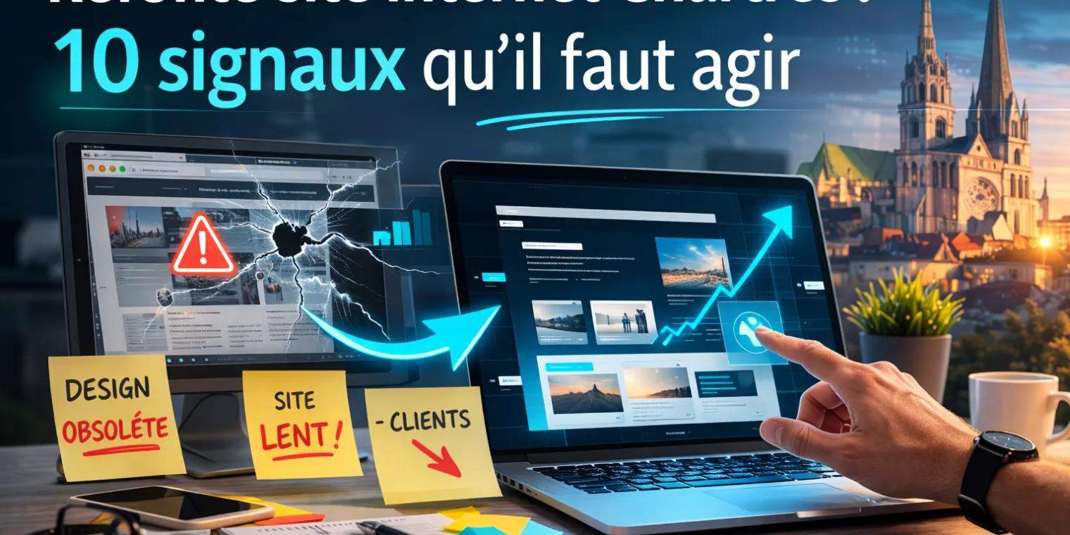Refonte site internet Chartres : 10 signaux qu’il faut agir